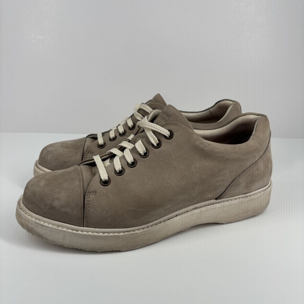 Samuel Hubbard Fast Women's 8M Taupe Nubuck Lace-Up Casual Comfort Walking Shoes
